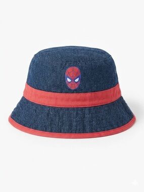 Marvel Spider-Man Bucket Kids Bucket Hat with Trim Reversible OSFM